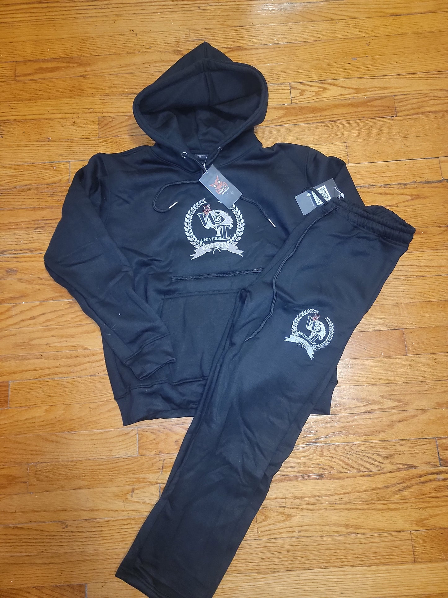 Black WokeTrends University Sweatsuit